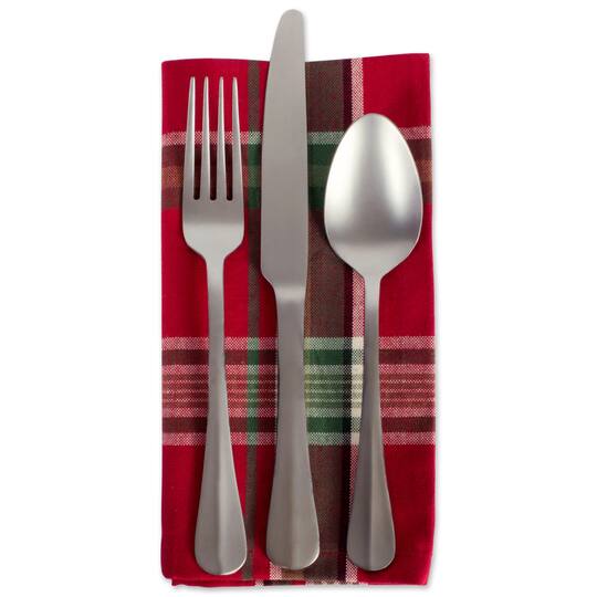 Tango Red Plaid Napkin, 6ct.